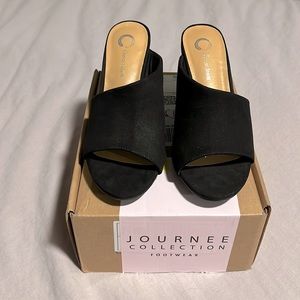 Journey Collection black heels